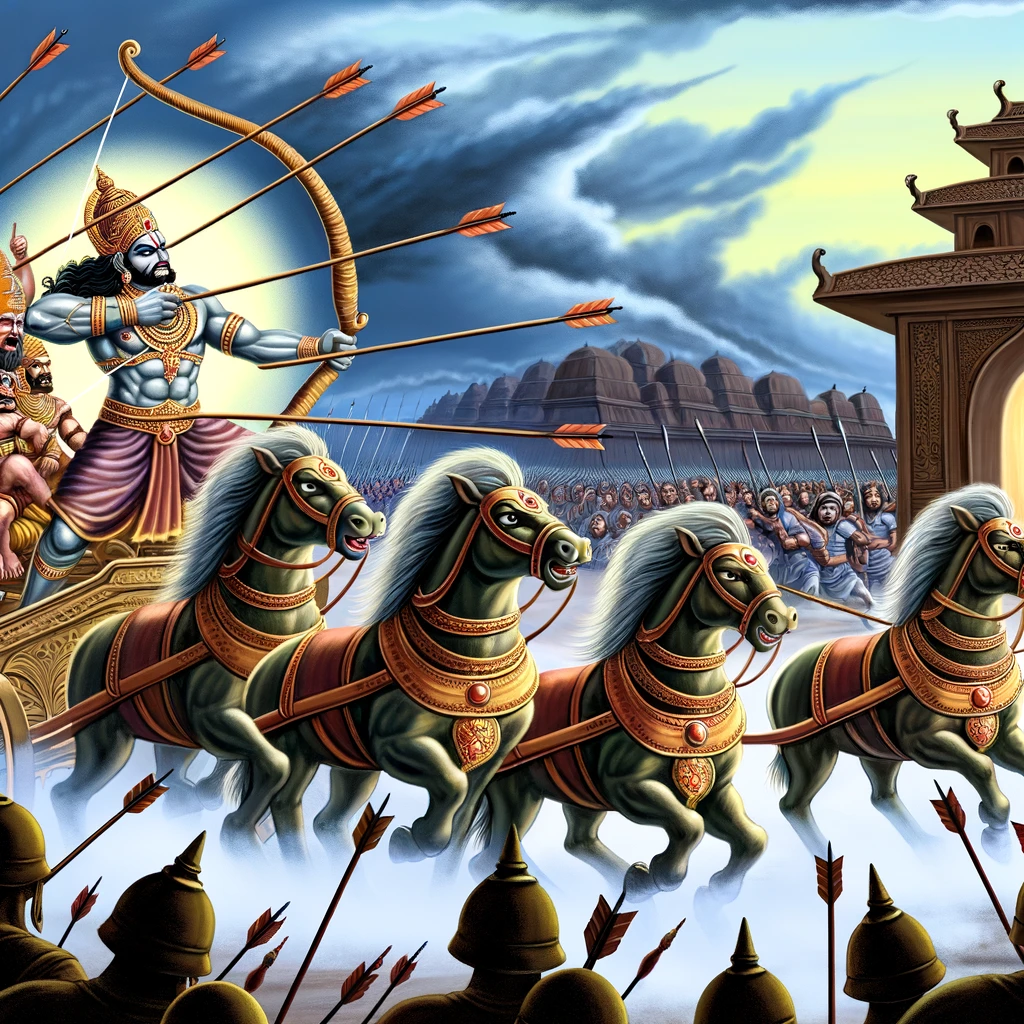 Hanuman Kills the Chief Minister’s Sons